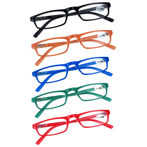 Farbenfrohe Fertig-Lesebrille BALI mit Federscharnier