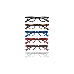 Stilvolle Fertiglesebrille LUNO aus recyceltem Kunststoff...