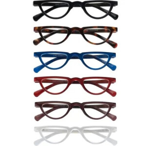 Stilvolle Fertiglesebrille LUNO aus recyceltem Kunststoff...