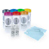 freiblick Brillenbad SET | Schüttelbad inkl. 2 x 50ml Spezialreiniger & Microfasertuch