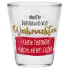 GRUSS & CO Schnapsglas-Set Motiv "Weihnachtsstress" Geschenkset bestehend aus 2 Schnapsgläsern