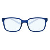 Blaulichtfilter-Lesebrille MNR2 aus stabilem Kunststoff mit Federscharnier und praktischer Nackenhalterfunktion Blau +2,50 dpt