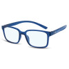 Blaulichtfilter-Lesebrille MNR2 aus stabilem Kunststoff mit Federscharnier und praktischer Nackenhalterfunktion Blau +2,50 dpt