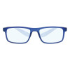 Stabile Kunststoff-Lesebrille MNR3 mit Blaulichtfilter und Federscharnier inkl. praktischer Nackenhalterfunktion Blau +2,00 dpt