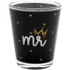 GRUSS & CO Schnapsglas-Set Motiv "Mr. & Mrs." | Geschenkset mit 2 Schnapsgläsern, 6 cl, in Geschenkbanderole | Hochzeitsgeschenk, für Paare, für zwei | 73871