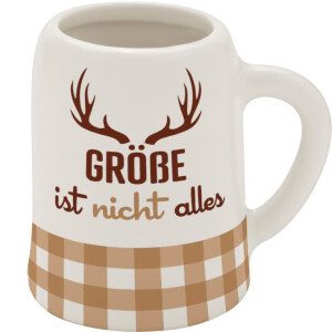 GRUSS & CO Schnapskrug "Größe ist...