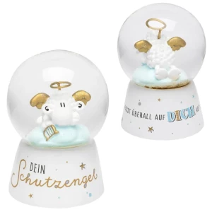 Sheepworld Traumkugel Motiv "Engel" | Schneekugel, Glas, Polyresin, Motivdruck | Geschenk Kommunion, Firmung | 47239