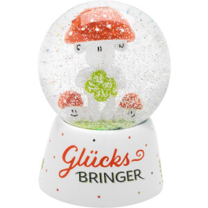 Sheepworld Traumkugel Motiv "Glücksbringer" | Schneekugel