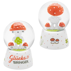 Sheepworld Traumkugel Motiv "Glücksbringer" | Schneekugel
