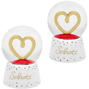 Traumkugel mit Motiv "Schatz"