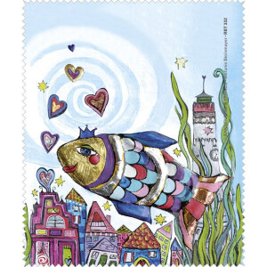 Rannenberg & Friends Brillenetui und Microfasertuch - "Unter Wasser"