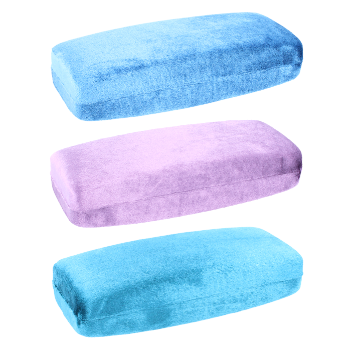 Elegantes Brillenetui VELLUTO mit Samtbezug in drei Farben