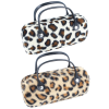 Elegantes Brillenetui / Handtasche NAMIBIA mit Kunstfellbezug in zwei Farben