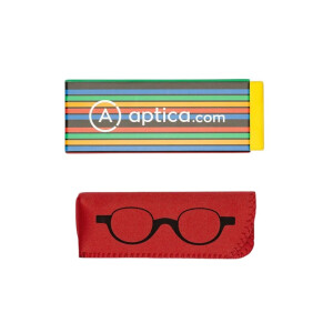Ausdrucksstarke Look-Over-Lesebrille Bridge Panto Rainbow mit runden Gläsern
