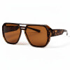 Polarisierende Überbrille / Sonnenbrille in Havanna Glänzend mit 100 % UV-Schutz