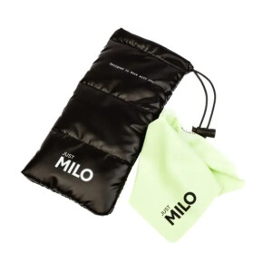 Coole Jugendbrille JustMILO JMM10 in Schwarz aus Metall inkl. Zubehör