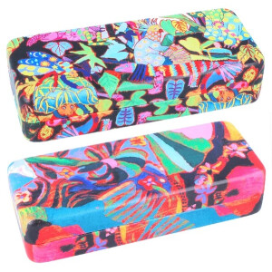 Kunstvolles Brillenetui "Abstract" mit...