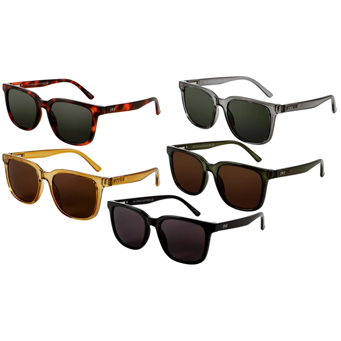 Sonnenbrille Bali aus recyceltem Kunststoff in fünf modernen Farben
