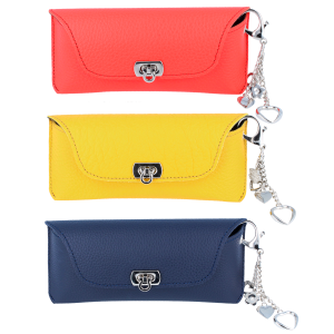 Hübsches Brillenetui aus hochwertigem Leder mit...