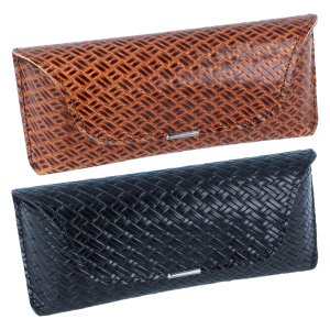 Hübsches Brillenetui aus hochwertigem Leder in zwei...