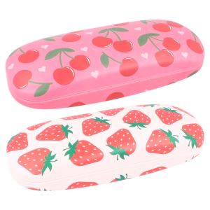 Fruchtige Metall-Brillenetuis – Hartschale in...