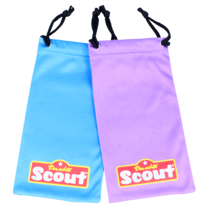 Brillenbeutel/Steck-Etui  mit Kordelzug mit Scout-Logo...