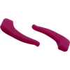 Anti-Rutsch Sportbügelenden / Fassungshalter 5,9 x 2,7  - Länge 36 mm in Fuchsia
