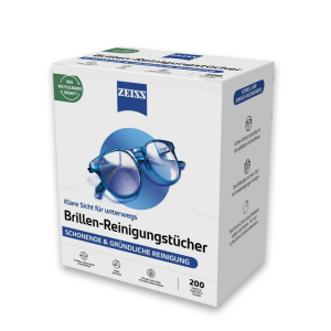 ZEISS Brillen-Reinigungstücher 200er Box –...