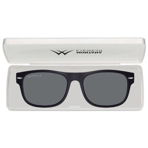 Magnetischer Clip-On Sonnenbrillenaufsatz für MRC-1 Lesehilfe in Schwarz