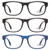 Hochwertige Kunststoff-Lesebrille MRC-1 – in verschiedenen Stärken mit opt. Sonnenclip