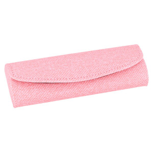 Elegantes Halbrundetui Jil in strahlendem Pink