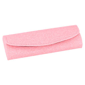 Elegantes Halbrundetui Jil in strahlendem Pink