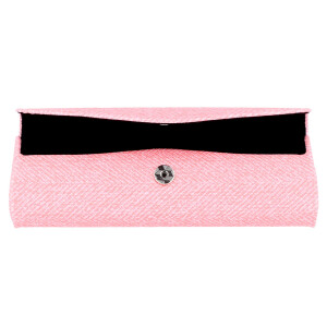 Elegantes Halbrundetui Jil in strahlendem Pink