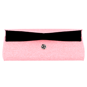 Elegantes Halbrundetui Jil in strahlendem Pink