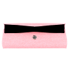 Elegantes Halbrundetui Jil in strahlendem Pink