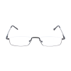 Lesebrille Gunnar mit Federscharnier für hohen Tragekomfort Schwarz +1,50 dpt