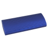 Elegantes Oval-Etui Stefan mit Musterung und tiefem Blau