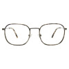 Elegante Vollrandbrille „Honor“ – Havanna-Gun Metallfassung