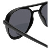 Stylische Bifokal Lese-Sonnenbrille Polar Pilot Crux in mattem Schwarz