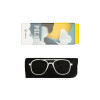 Stylische Bifokal Lese-Sonnenbrille Polar Pilot Crux in mattem Schwarz