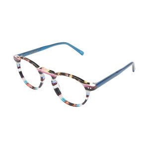 Heyelander ARRA - Farbenfrohe Acetatbrille im Streifendesign