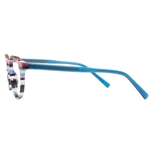 Heyelander ARRA - Farbenfrohe Acetatbrille im Streifendesign
