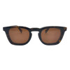 Heyelander - 2-in-1 Brille mit Sonnenclip und Federscharnier in Havanna