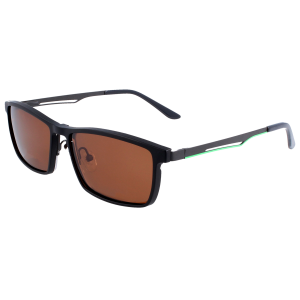 POINT Korrektionsbrille Nylor mit Sonnenclip in Braun und...