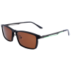 POINT Korrektionsbrille Nylor mit Sonnenclip in Braun und Gelb