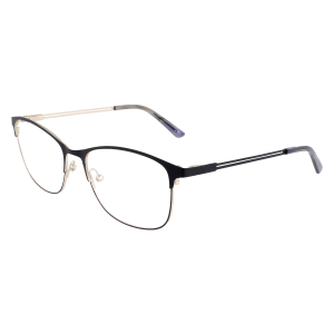 MONDOO Korrektionsbrille mit Sonnenclip Schwarz - Gold