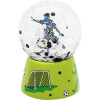 Traumkugel Motiv "Fußball": Traumkugel mit 3D-Fußballfigur und passendem Glitter
