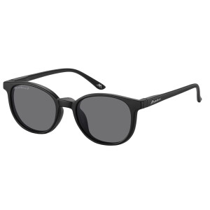 Montana Eyewear MRC-2 Lesebrille in Schwarz mit magnetischem Sonnenclip +3,00 dpt