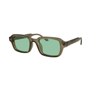 Stylisch Kunststoff - Sonnenbrille SUNRAY mit hellgrün getönten Gläsern