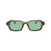 Stylisch Kunststoff - Sonnenbrille SUNRAY mit hellgrün getönten Gläsern